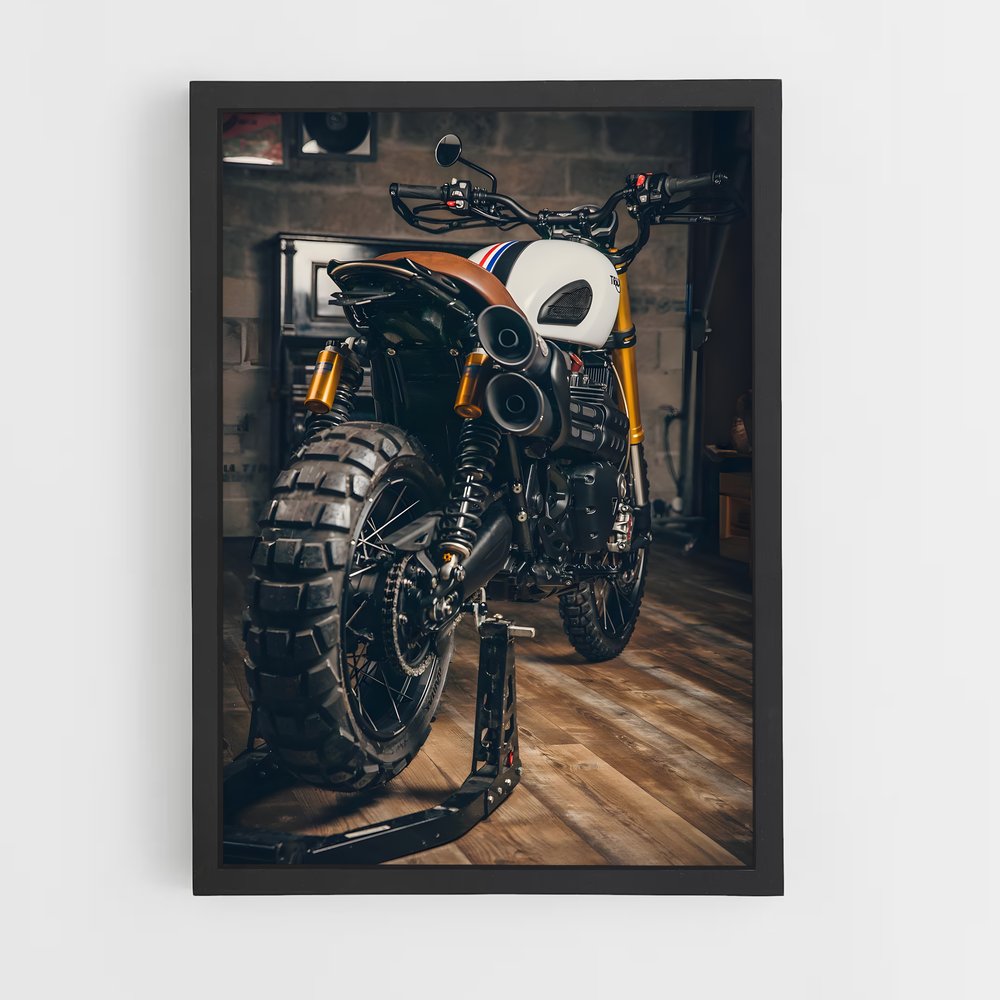 Poster Garagiste Moto – affiche Triumph (vue 2)